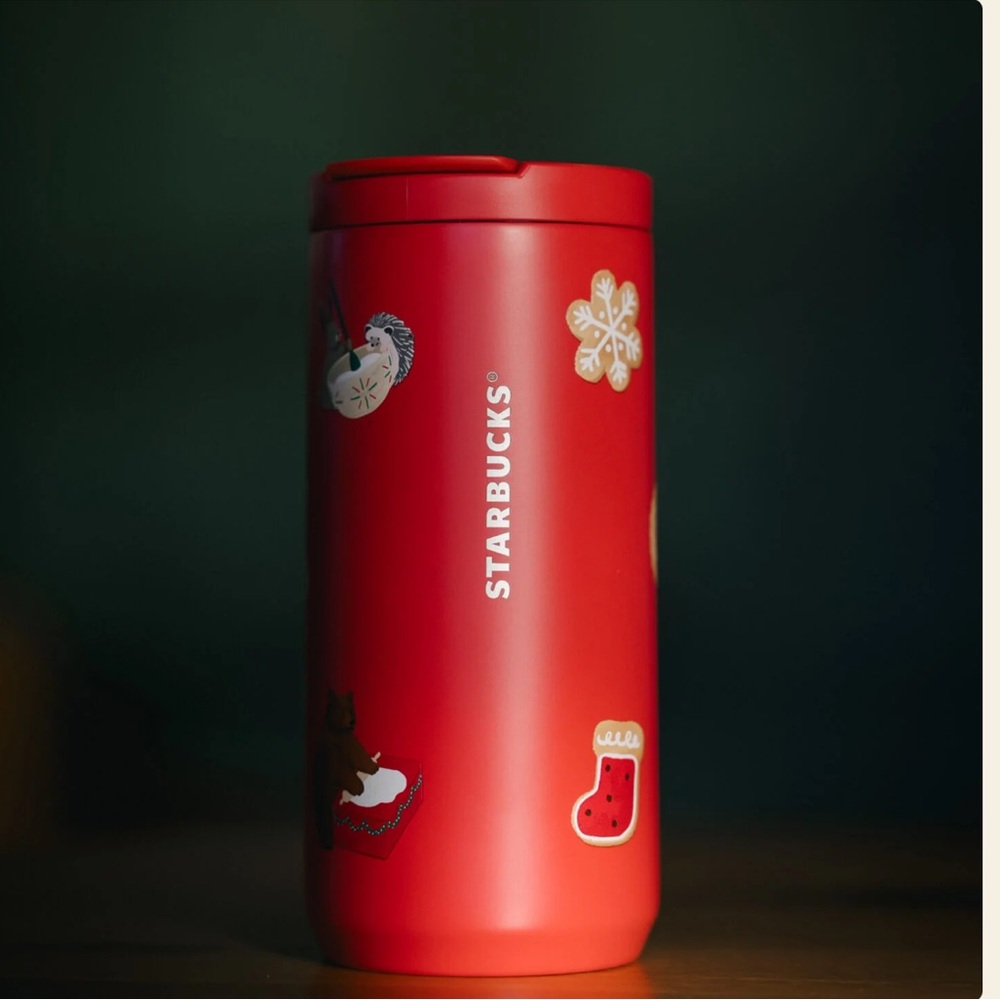 Starbucks Red gingerbread cookie tumbler 12oz.